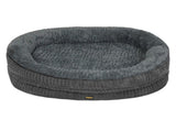 Pawz Orthopedic Plush Dog Bed Soft Washable Pet Bed Grey Cosy Cushion M Size PT1354-M-GY-AU