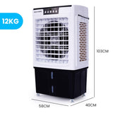 POLYCOOL 45L 125W Evaporative Air Cooler Portable Industrial Fan, Purifier, Humidifier, Remote V219-COLECLPYC5GA