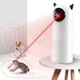 Smart Laser Pet Toy with Automatic Moving Light, Interactive Infrared Cat Teaser for Indoor Play, V1341-ZY-UVZ4M8YR-RED