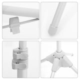 Clothes Hanger Stand, Grey, Plastic and Aluminum, for Ironing and Organizing, Foldable V1192-AZ-W-25643