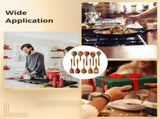 10PCS Wooden Spoons for Cooking, Nonstick Heat Resistant Teak Wood Utensil Set, Kitchen Cooking V1192-AZ-W-18257
