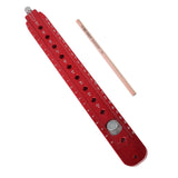 Woodworking Compass Scriber Portable Aluminum Alloy Woodworking Compass Tool Adjustable Inch Arc V1294-YM0901-3114240098912