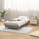 Metal Bedframe Mattress Foundation Double V264-BFS-207F-DGR-DL-1