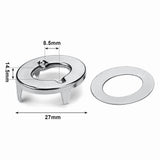 100 Sets Marine Grade Twist Lock Fasteners Turn Button Eyelet and Stud, for Canvas Fastener Turn V1370-AZ4-10244