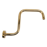 Shower Extension Arm Stainless Steel High Rise Shower Arm with Flange Wall Mounted Shower Head Riser V1294-YM0626-3112220083811