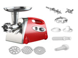 800W Electric Meat Grinder Mincer Sausage Red MG1001-RD