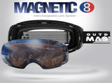 OutdoorMaster Ski Goggles PRO - Frameless, Interchangeable Lens 100% UV400 Protection Snow Goggles V1168-QT-8570-VOF3
