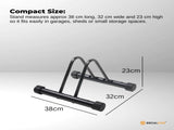 Social Hike Single Bike Rack Stand - Floor or Wall Adjustable Width Bicycle Holder V238-SUPDZ-39809444184144