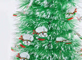 Xmas with Snowmen Green PVC Easy Assembly Space Saving Retractable Foldable Artificial Xmas V1294-YM0901-3115240111711
