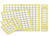 5 Pieces Acrylic Quilting Rulers,Square Sewing Rulers V1366-AZ2-W-15897