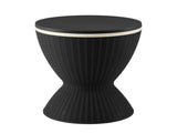 Gardeon Outdoor Bar Table Portable Ice Bucket Cooler 30L Adjustable Top Black ODF-COOLER-R-BK