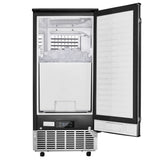 VEVOR Undercounter Built-in Ice Maker, 80 Lbs/Day Under Counter Ice Maker Machine with Reversible V952-SNQRSZBJ80LBQY0EFV3