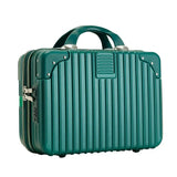 Makeup Travel Case Hard Shell Vanity Cases Portable Waterproof ABS Cosmetic Case with Elastic Band V1366-AZ2-W-04251