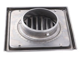 Exterior Wall Vent Cover with Flats 100mm Square SUS304 Stainless Steel Dryer Exhaust Vent Cover for V1294-YM0901-3114240091311