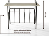 Crosley Wiltshire Turntable Stand Modern Retro White Wash Wood V185-ST77NA