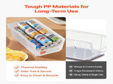 Plastic Stackable Bins, 37.7 x 21.5 x 18 cm , Plastic Containers for Organizing & V952-DDWLX6GZ14LTCARKA001V0