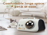 pet products Printed Space Capsule Cat Bag, Large Capacity Crossbody Dog Bag, Universal Pet Bag for V1107-CAT BAG-YELLOW