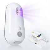 2-in-1 Motion Sensor Toilet UV Sterilizer Light with RGB Night Light Automatic Disinfection, V1341-ZY-V3KMT2DF-2PCS