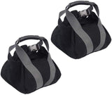 2 Pcs Adjustable Heavy Fitness Power Sandbag, Portable Adjustable Canvas Sand Kettlebell Soft Sand V1192-AZ-W-3018