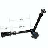 11 Articulating Magic Arm For Lcd Monitor Camera Lights - Black V562-1151-PLD-S