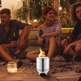 VEVOR Tabletop Fire Pit 6 inch Stainless Steel Fireplace Indoor Outdoor Silver V952-ZMSHKJSYSYZTMZHBEV0