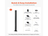 Cable Railing Post, 106.7x5x5cm Level Deck Stair Posts, 1-Pack Stainless Steel Cable Handrail Post, V952-1JZLGZXHS106AWJO6001V0