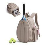 Brown Tennis with Shoe Compartment - Pickleball & Badminton Racket Bag, Padded Sports V888-ELOSUNG57040-3