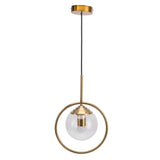 Ceiling Pendant Lamp E27/E26 Calibre Glass Iron Minimalist Style Hanging Pendant Light for Kitchens V1294-YM0512-3119220167111
