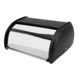 Iron Bread Bin Durable Bread Storage Container Mirror Polished Bread Bin Storage Case for Home Shop V1294-YM0703-3117230095911