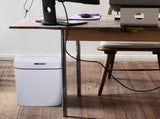 White Plastic Automatic Trash Can with Smart Sensor Induction for Bathroom and Kitchen Use V1369-AZ3-W-09050