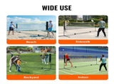 Badminton Net, Height Adjustable Volleyball Net, 10ft Wide Foldable Pickleball Net, Portable Easy V952-ZCGDZYMQW1024T4VVV0