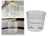 Transparent Trash Can Multipurpose Stylish Simple Round Shape Large Capacity Waste Basket for V1294-YM0901-3117240055711