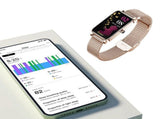 Smart Watch for Women Fitness Tracker Sport Bracelet for Android iOS Phones Gold V1263-JX-6176