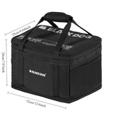 Black storage box, home storage, garden storage, portable storage box, durable storage container, V1106-127-77172