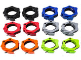 A pair of Olympic bar lock heads, plastic lock for barbell plates, 50MM V1192-DRO-0006