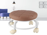 Rolling Ottoman High Density Memory Foam Waterproof Quiet Wheels Double Layers Footrest Stool for V1294-YM0703-3116230006313