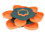 Snack Serving Tray Multifunction Large Capacity Flower Shape Nut Candy Serving Container for Home V1294-YM0523-3117220072112