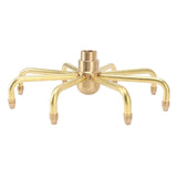 8 Holes Fountain Nozzles Brass Windmill Rotating Fountain Water Spray Head for Rockery Fish Pond V1294-YM0521-3111230049512