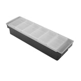 Condiment Caddy Durable Plastic Transparent Lid Detachable Design Multifunction Bar Fruit Caddy for V1294-YM0716-3118220150712