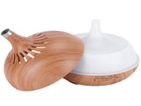 400ml Aroma Diffuser WIFI Control Wood Grain Aromatherapy Humidifier Colorful Night Light 100-240VAU V1294-YM0721-3113210018014