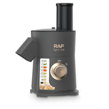 8-in-1 Electric Vegetable Chopper with 700W Motor, Multi-Function Food Processor for Slicing, V1341-ZY-JJL52JJ7-DARKGREY