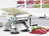 2-in-1 Multi-function Commercial Meat and Vegetable Cutting Machine Manual Meat Slicer Shredder V1107-CS-UAZGGZ6