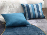Farmhouse Buffalo Check Plaid Stripe Throw Pillow Covers Square Cushion Case Polyester Linen Home V1366-AZ2-W-19875