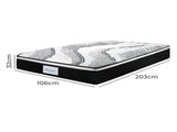 Dreamz 7 Zone Pocket Spring Mattress 32cm King Single MS1028-KS-AU
