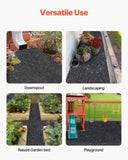 VEVOR 2 Rolls Rubber Mulch Roll for Landscaping 96 x 22in Rubber Mulch Mat V952-XJJFGW96INCHLOAYCV0