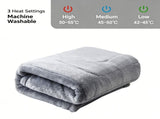 Light Grey USB Quick Heat Single Heating Throw Rug Bedroom Office Dorm V1221-XM-LB473-GM34
