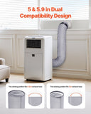 VEVOR Air Conditioner Hose Cover Wrap Portable AC Insulated Exhaust Hose Sleeve V952-KDRGTMST1JT6D7TPDV0