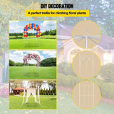Birdcage Shape Garden Arbor, 9' High x 6.6' Wide, Heavy Duty Wrought Iron Arbor, Wedding Arch V952-TYHYGMYCBSNL9I8V7V0