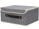 Home Textile StorageStorage With Lids 26 Fabric Foldable Clothes Storage Cube With PU Leather V1370-AZ4-17425