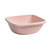 Household Plastic Wash Basin Dormitory Cute Square Laundry Basin Washbasin for Dishing Large Pink V1294-YM0716-3117220100811
